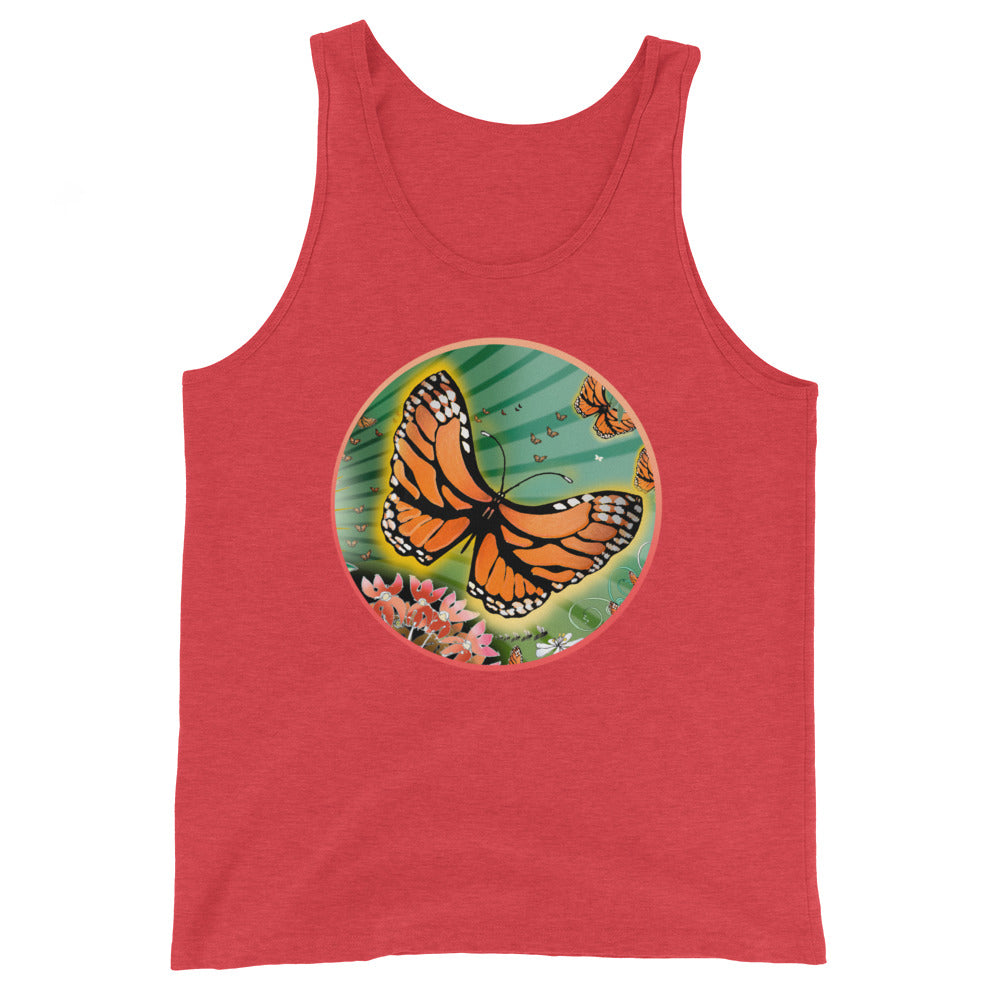 Unisex Tank Top, Summer Monarch