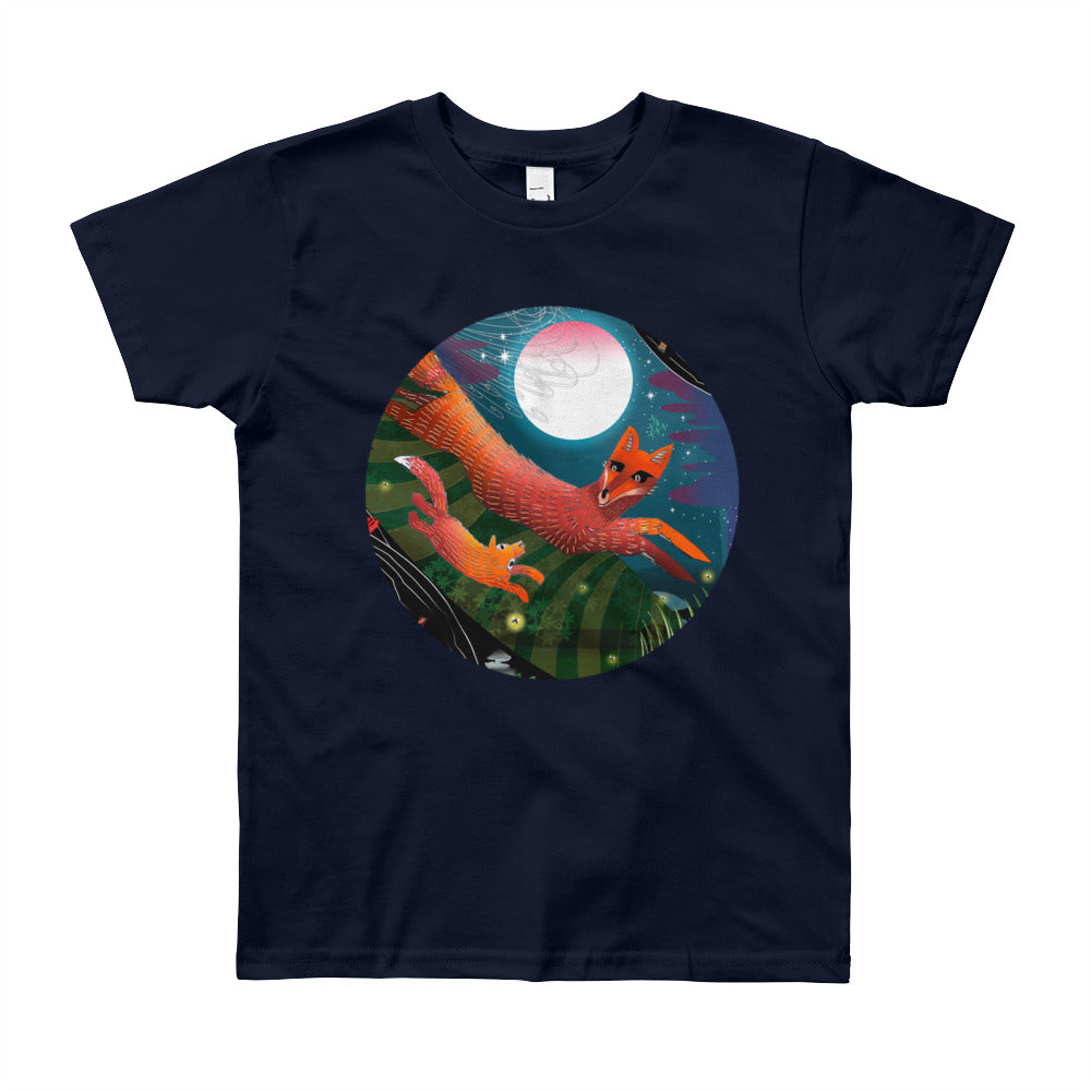 Youth Short Sleeve T-Shirt 8 - 12, Autumn Fox