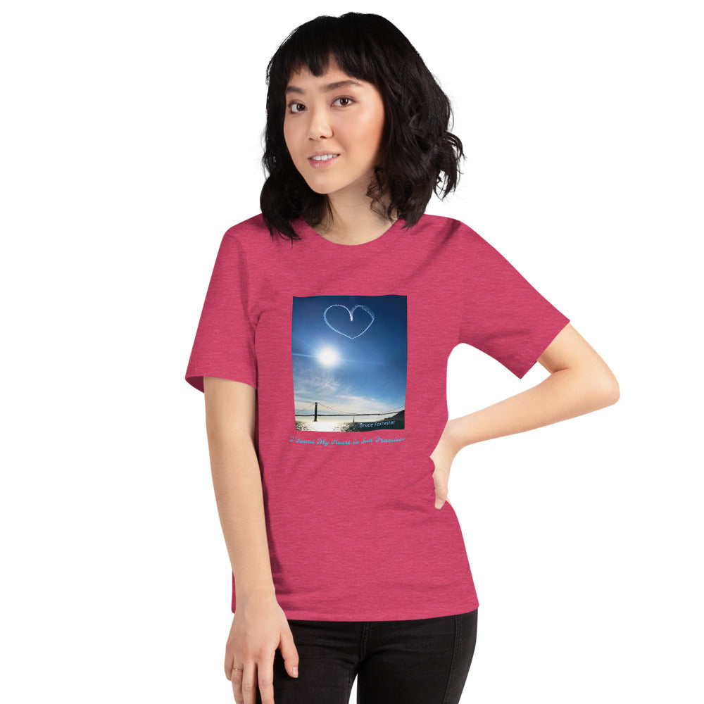 Short-Sleeve Unisex T-Shirt, The Heart of San Francisco