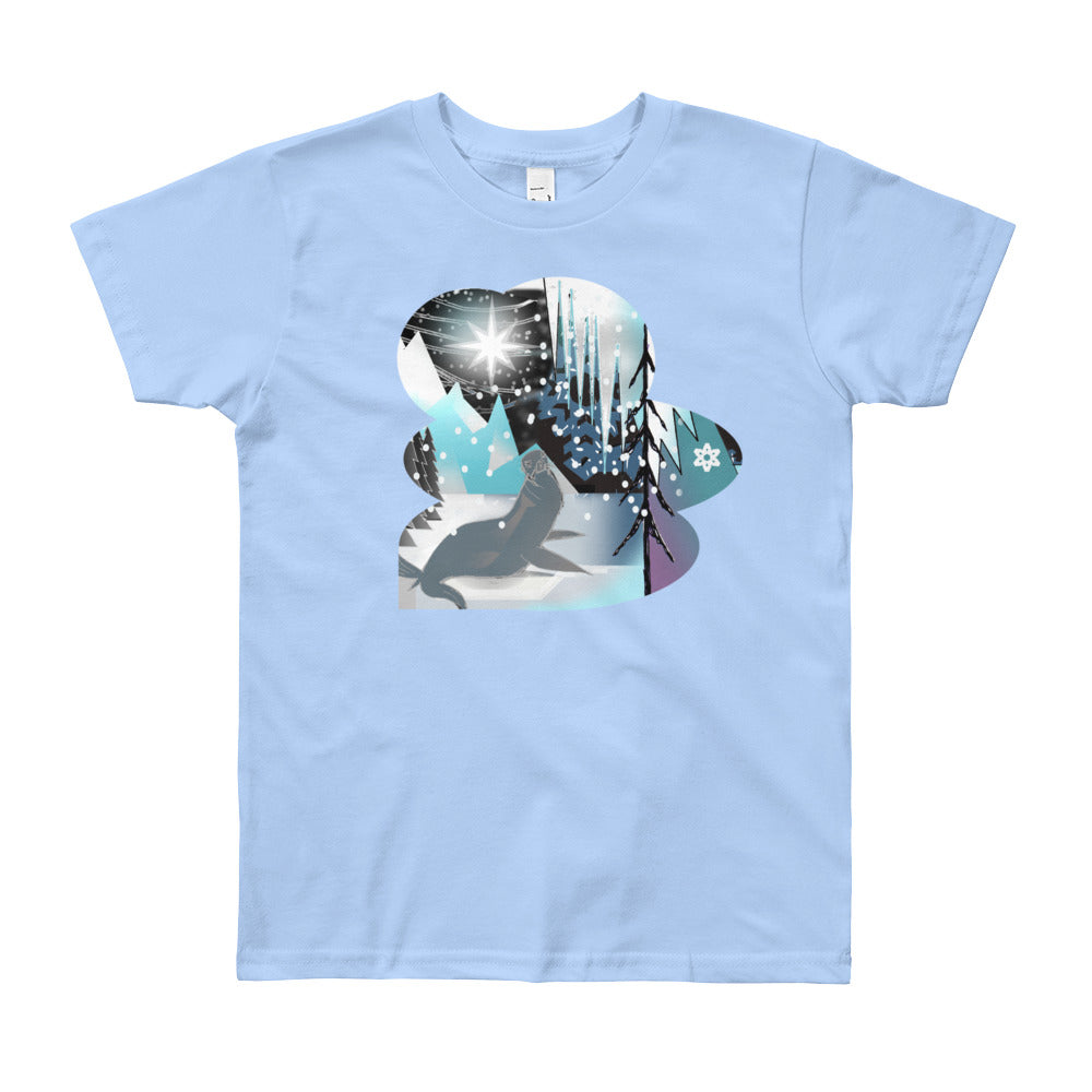 Youth Short Sleeve T-Shirt, Winter Seal