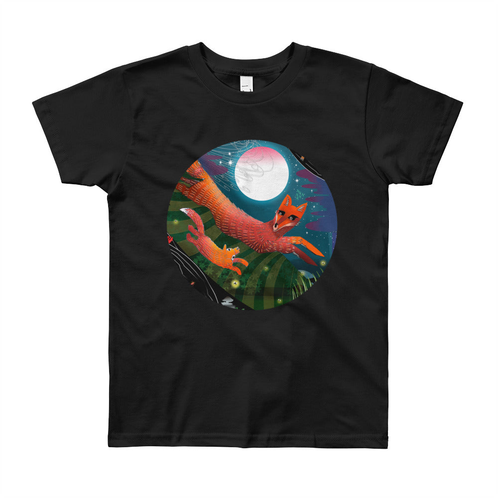 Youth Short Sleeve T-Shirt 8 - 12, Autumn Fox
