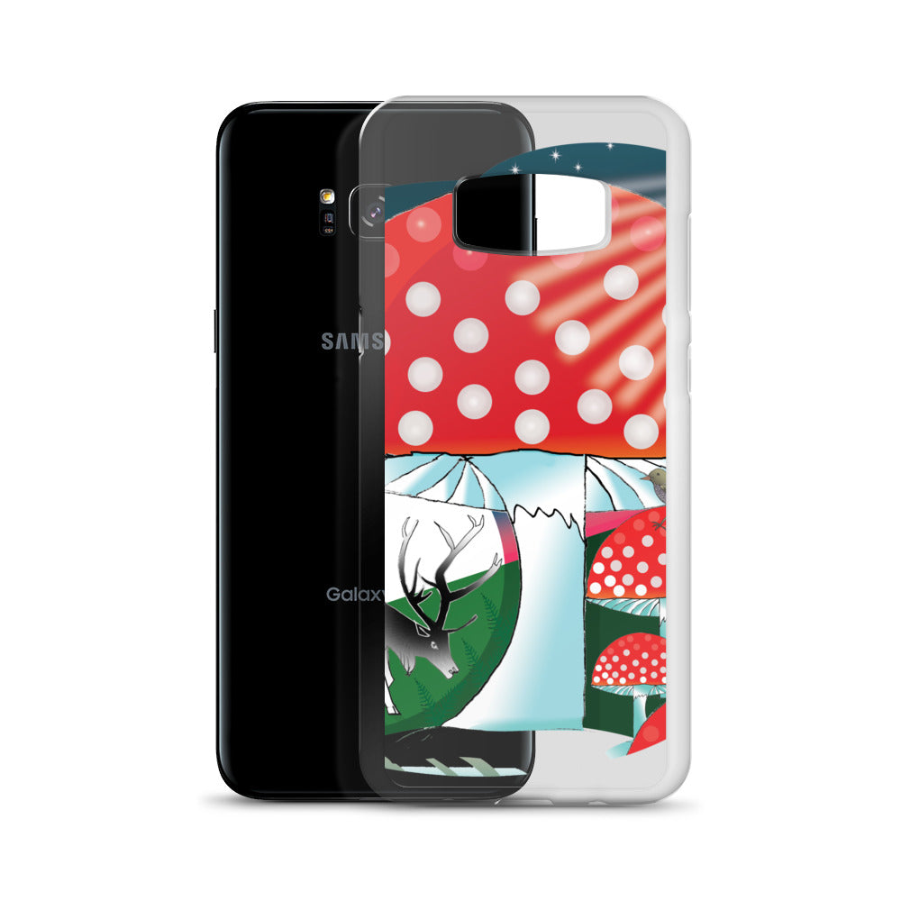 Samsung Case, Winter Mushroom