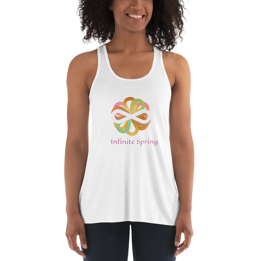 Women's Flowy Racerback Tank, Infinite Spring Sale!