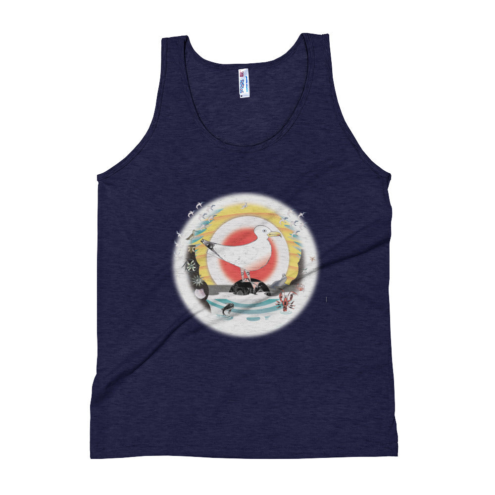 Unisex Tank Top, Summer Gull