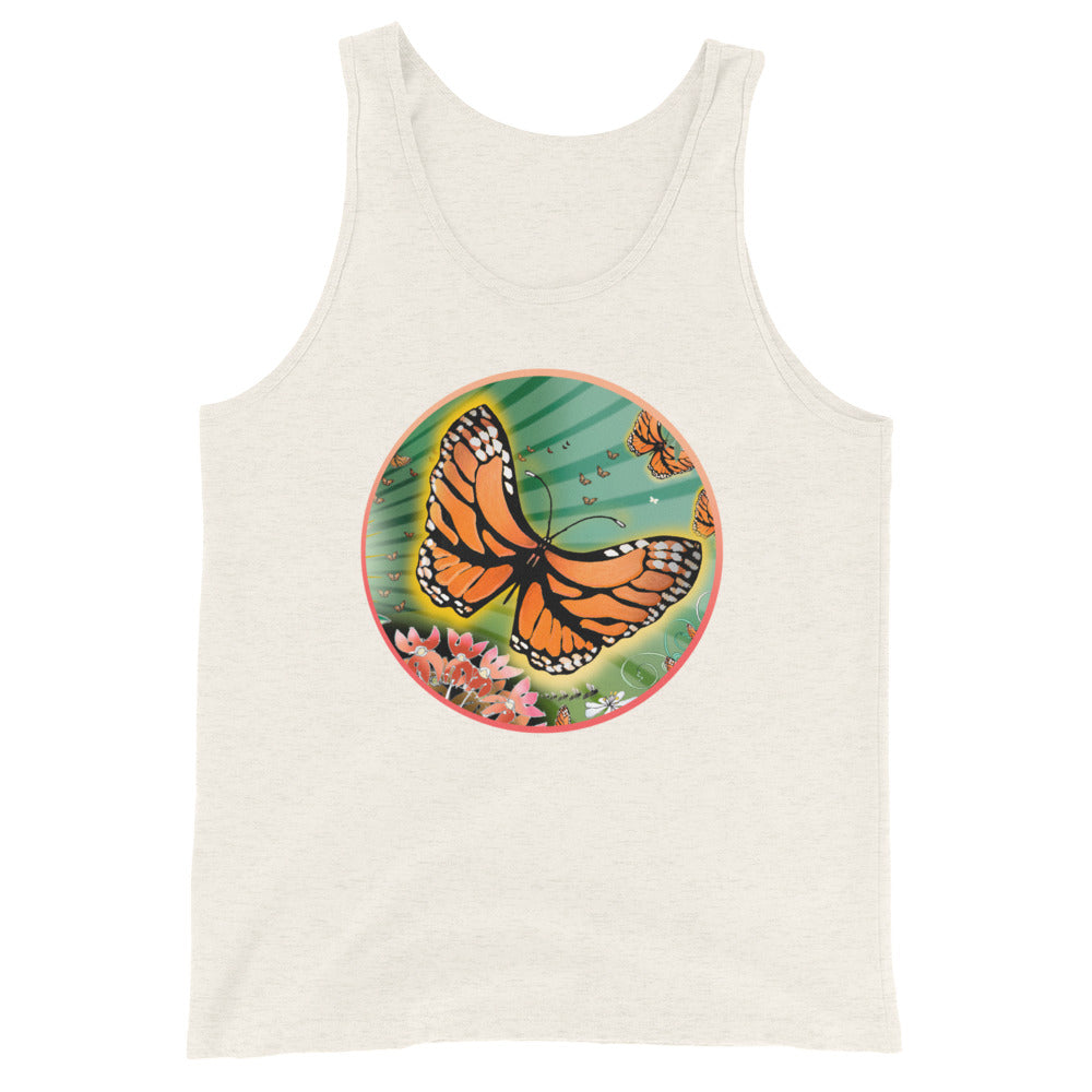 Unisex Tank Top, Summer Monarch