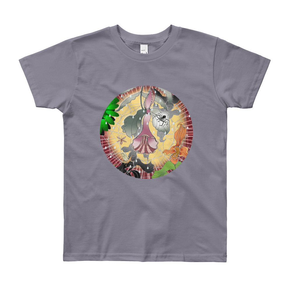 Youth Short Sleeve T-Shirt, Summer Spider