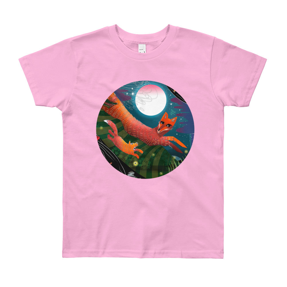 Youth Short Sleeve T-Shirt 8 - 12, Autumn Fox
