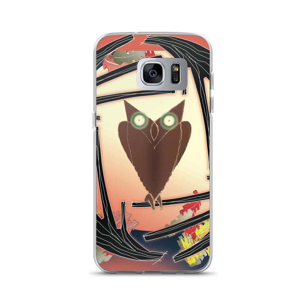 Samsung Case, Fall Owl