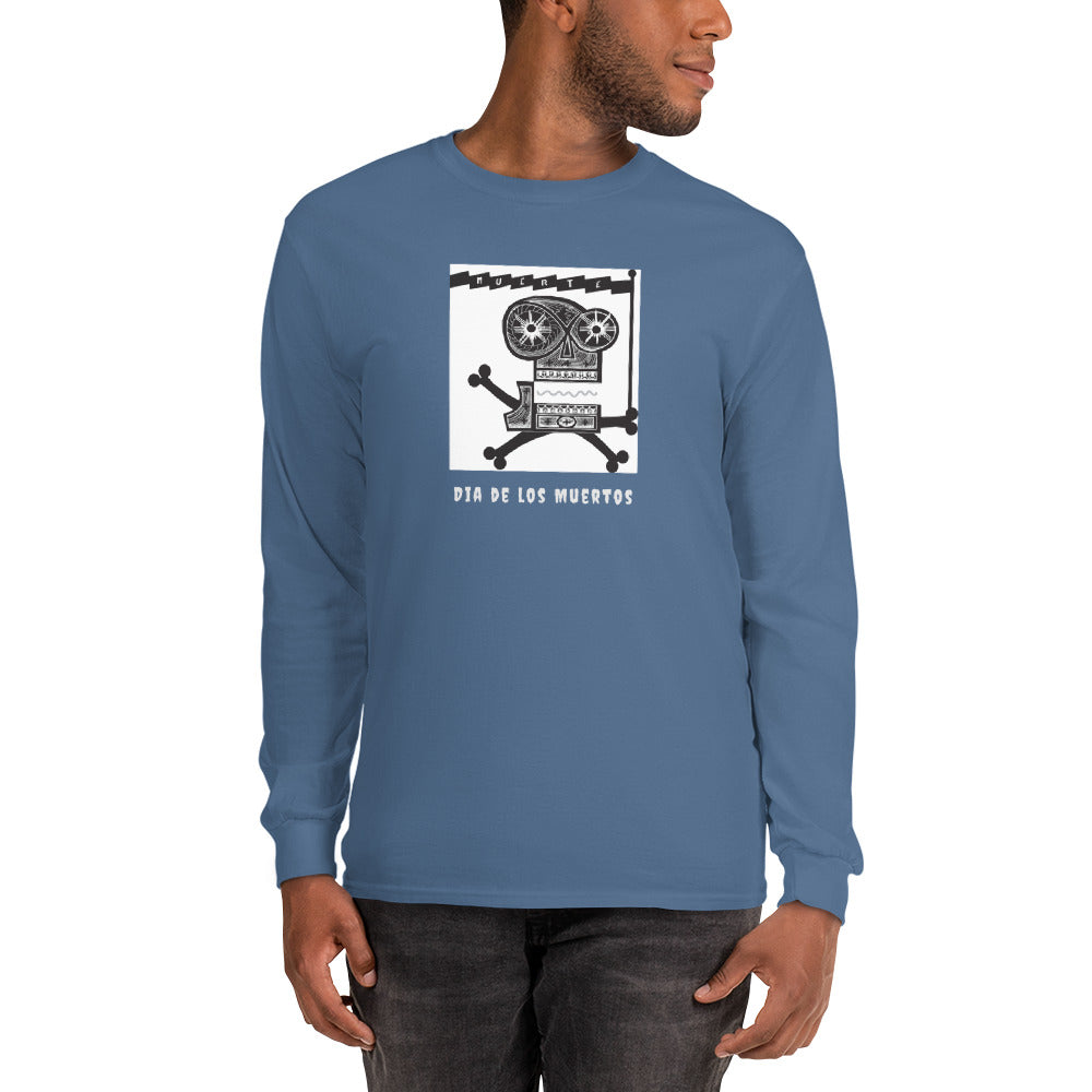 Men’s unisex Long Sleeve Shirt, Dia de los Muertos