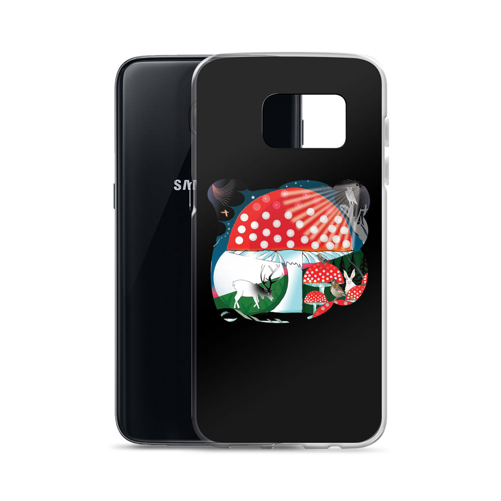 Samsung Case, Winter Mushroom