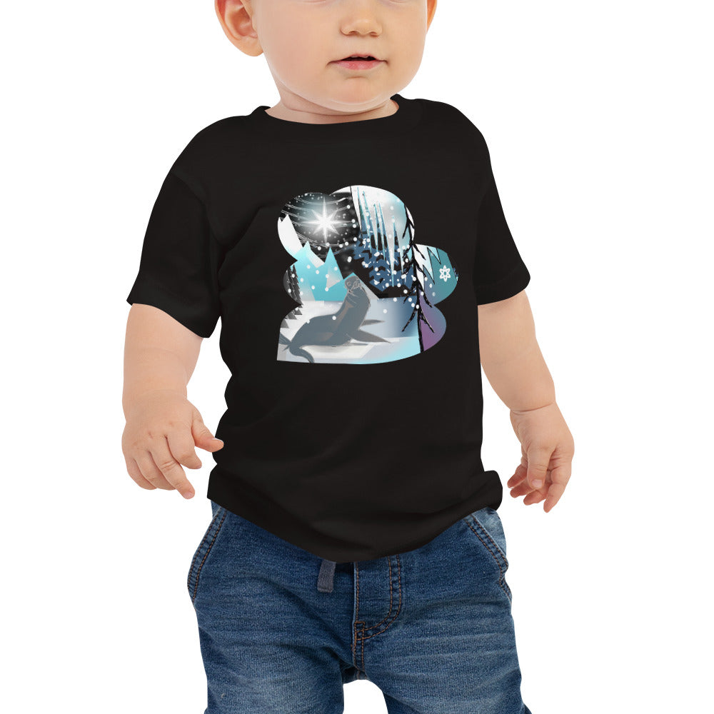 Baby Jersey Short Sleeve Tee, Winter Seal