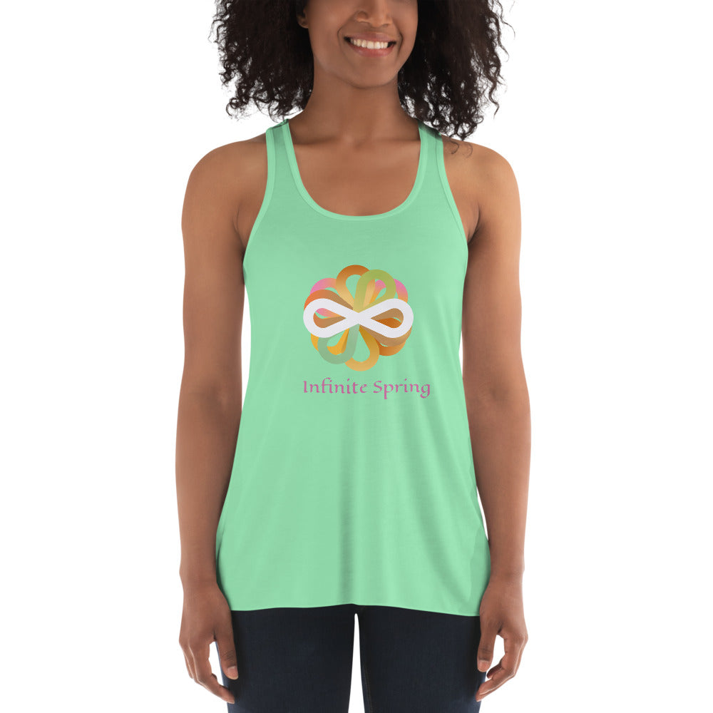 Women's Flowy Racerback Tank, Infinite Spring Sale!