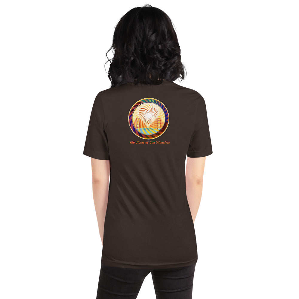 Short-Sleeve Unisex T-Shirt, The Heart of San Francisco