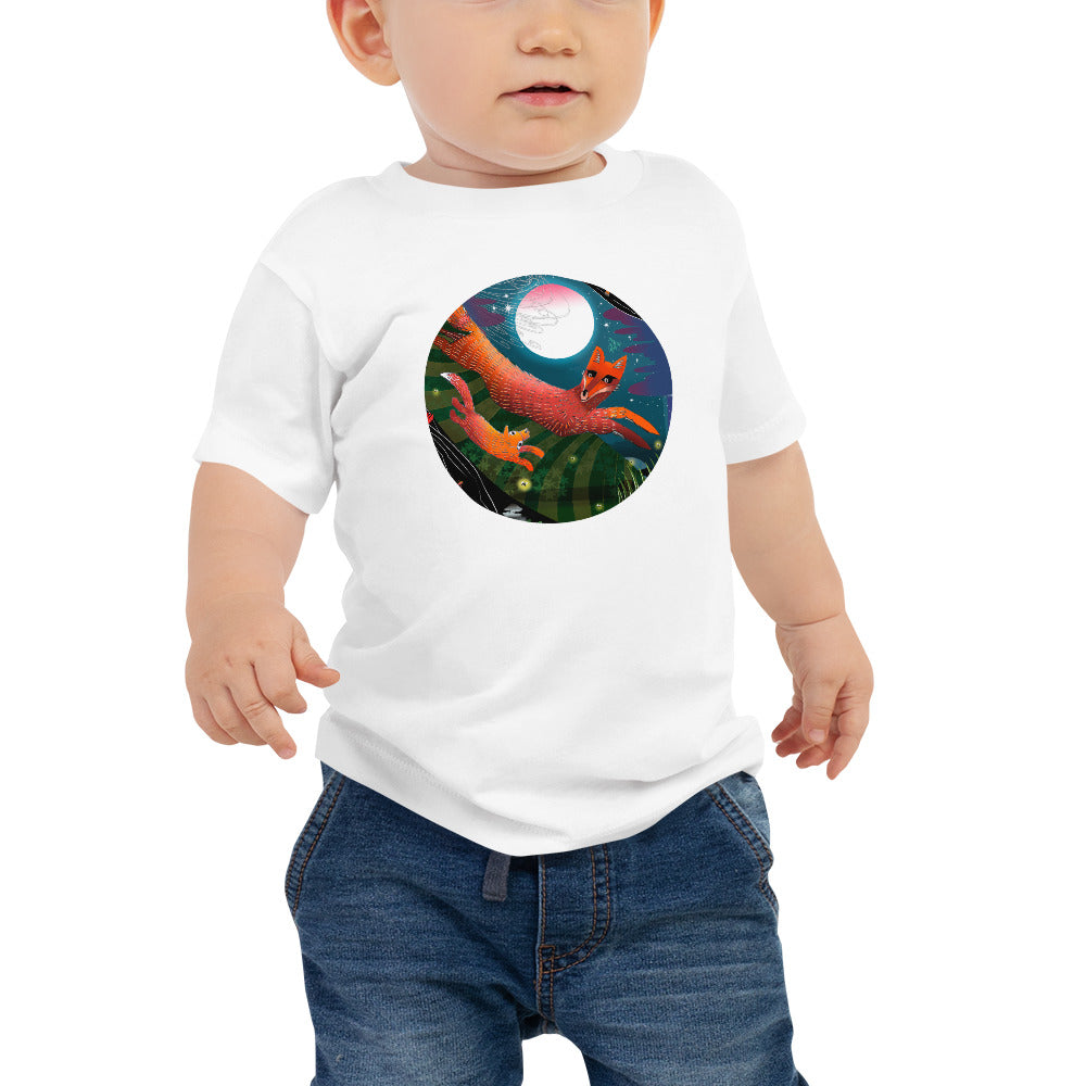 Baby Jersey Short Sleeve T-Shirt, Autumn Fox