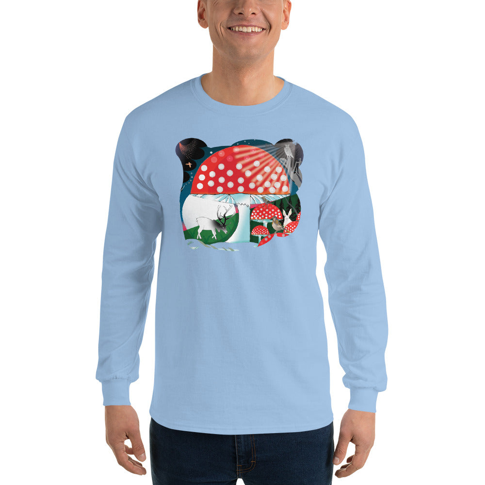 Long Sleeve T-Shirt, Winter Mushroom