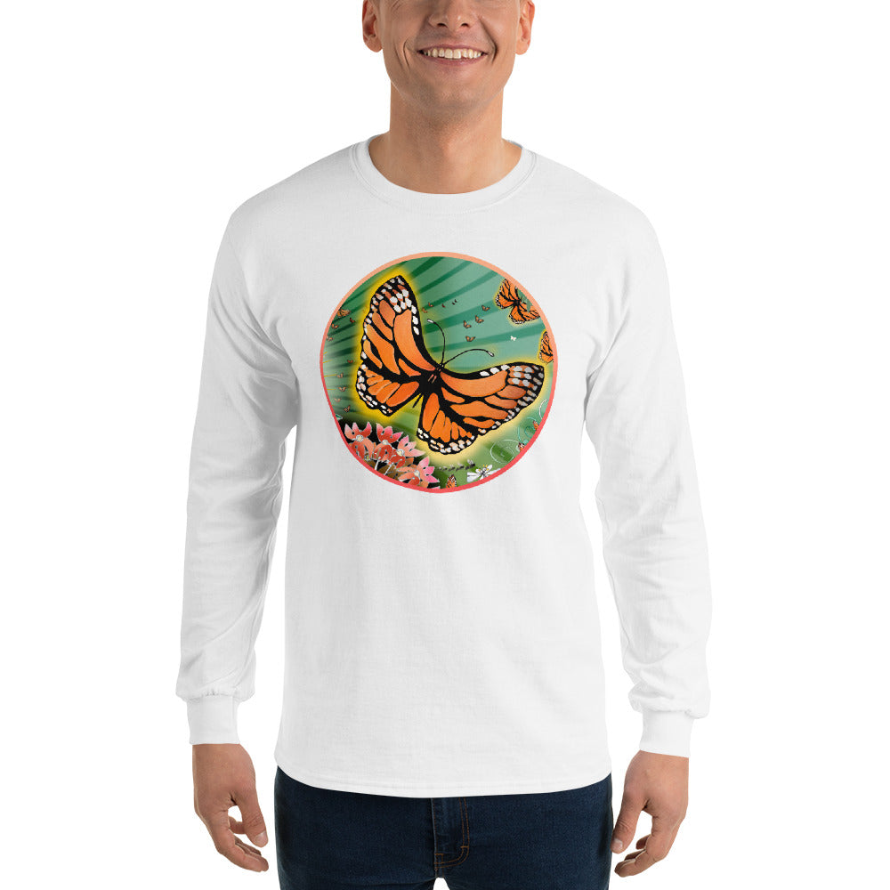 Long Sleeve T-Shirt, Summer Monarch