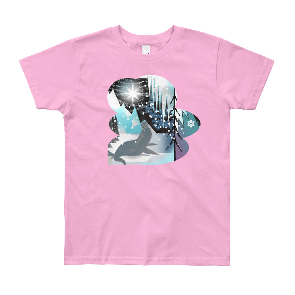 Youth Short Sleeve T-Shirt, Winter Seal