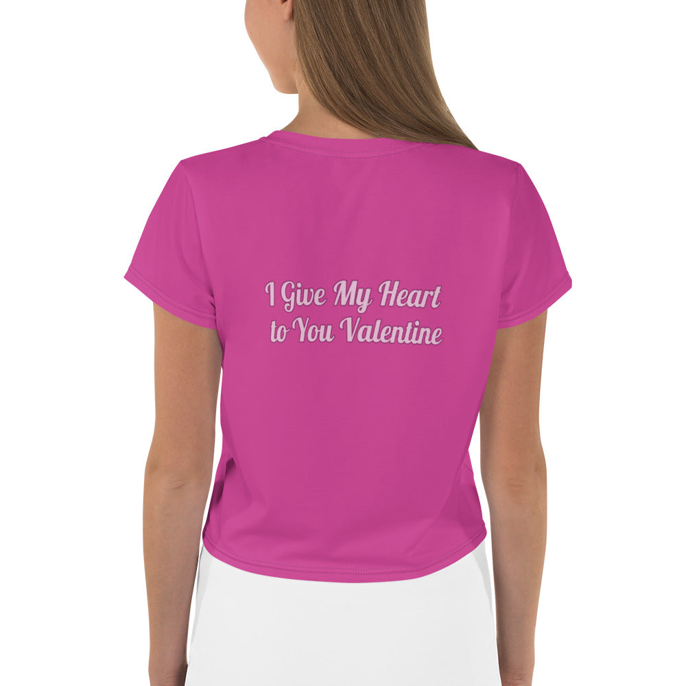 Print Crop Tee, Heart Of San Francisco