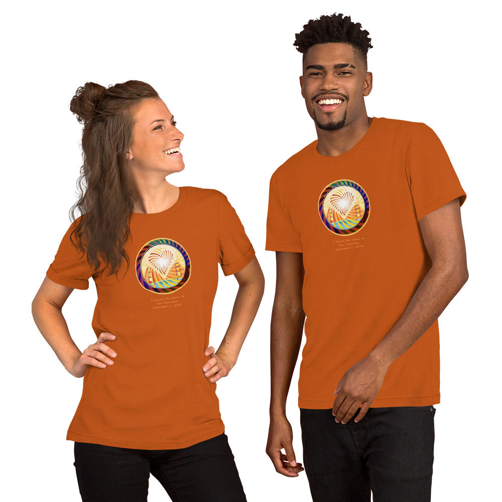 Short Sleeved Unisex T-Shirt, The Heart of San Francisco