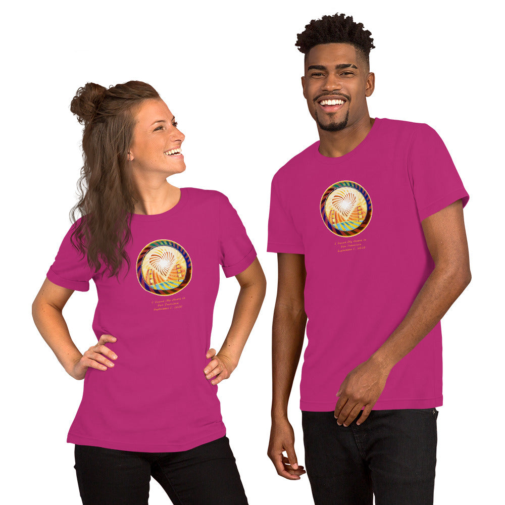 Short Sleeved Unisex T-Shirt, The Heart of San Francisco