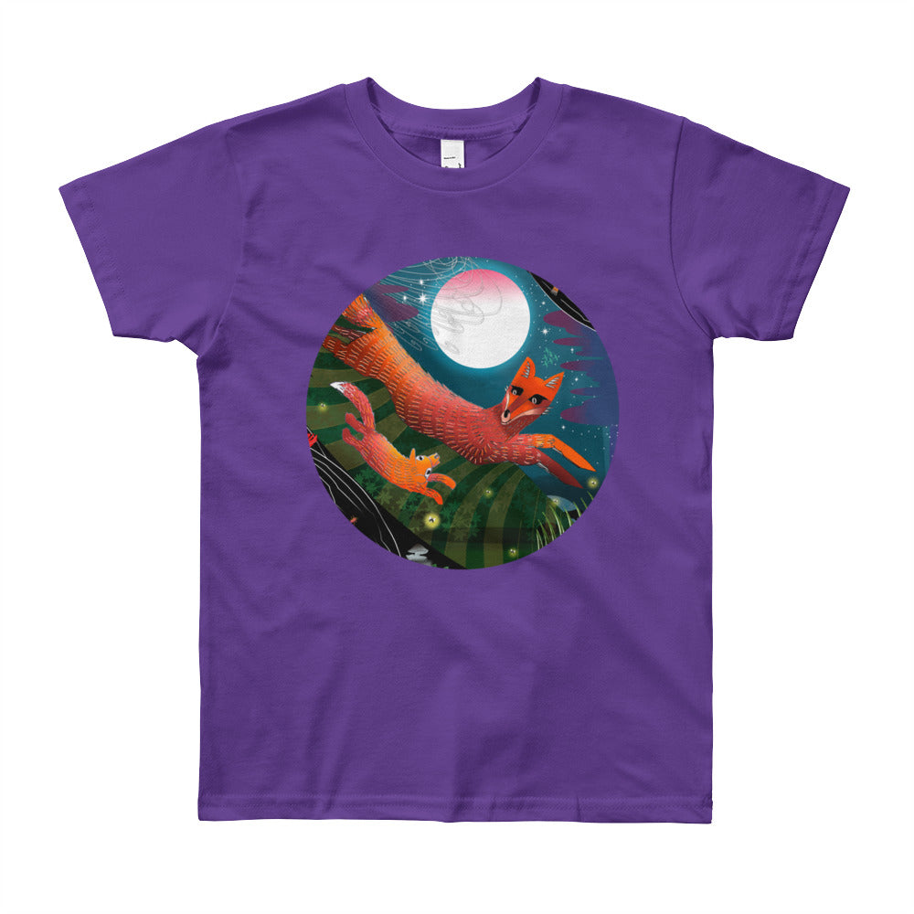 Youth Short Sleeve T-Shirt 8 - 12, Autumn Fox