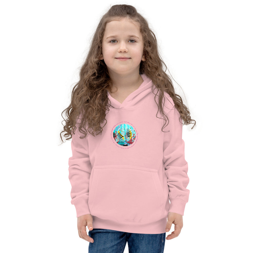 Kids Hoodie, Coral Reef Fish