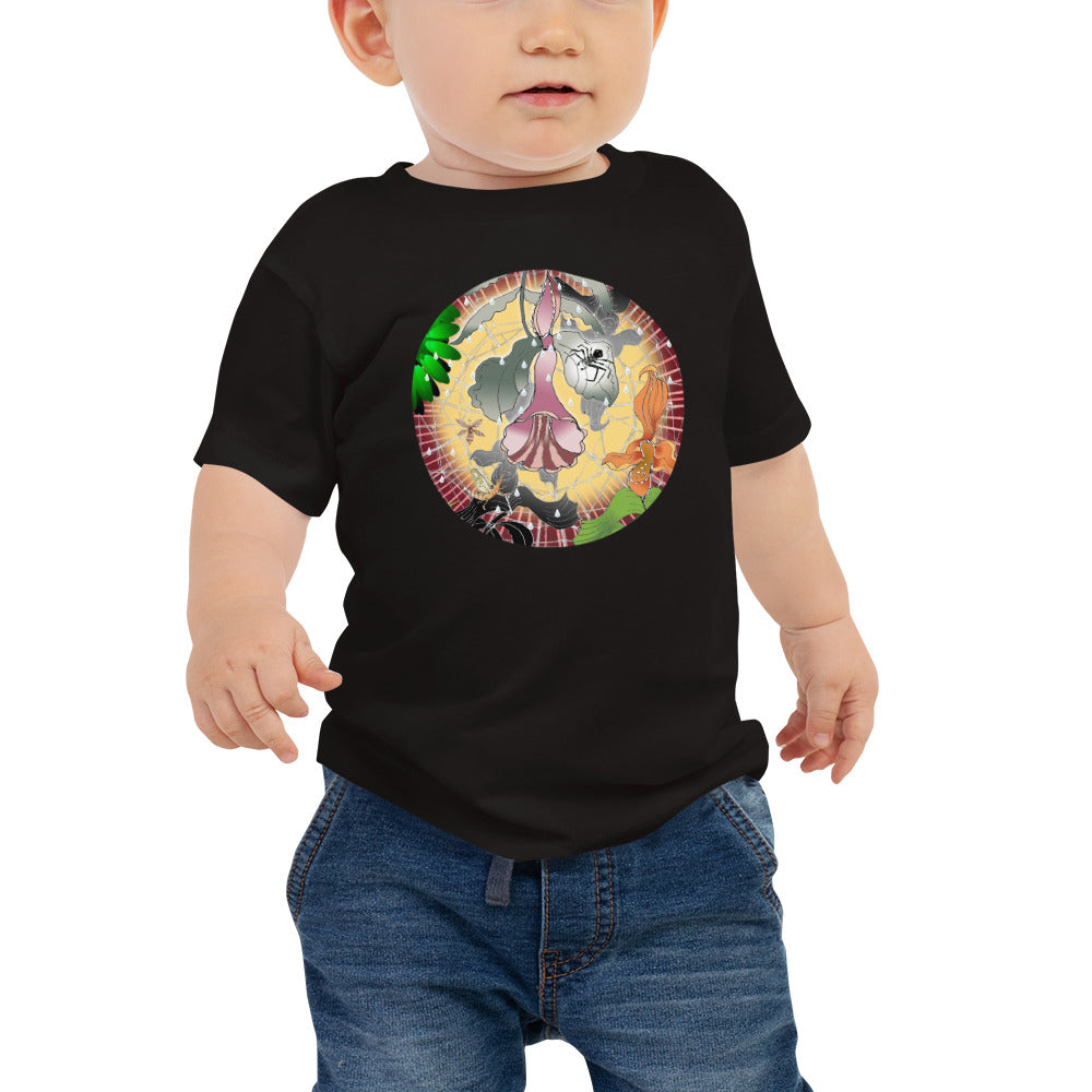 Baby Jersey Short Sleeve Tee, Summer spider