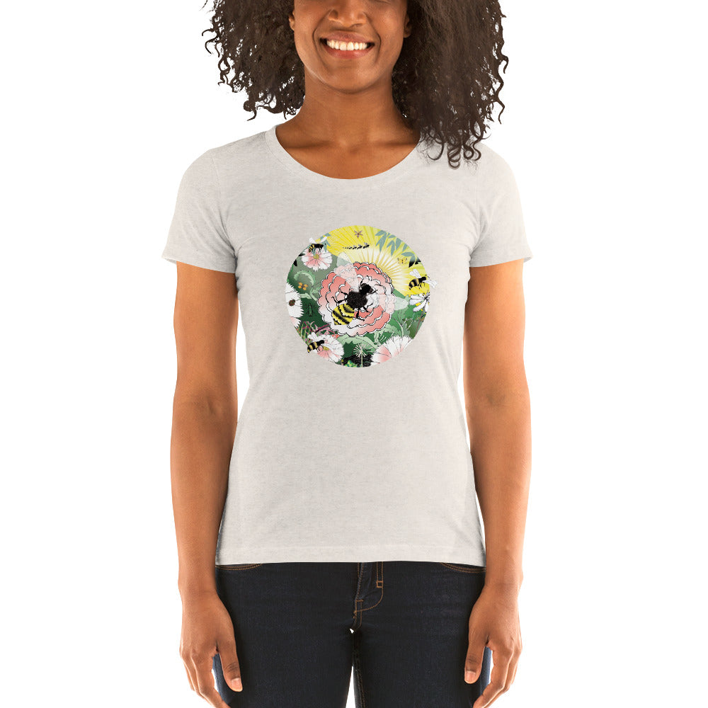 Ladies' short sleeve t-shirt, Spring Bee