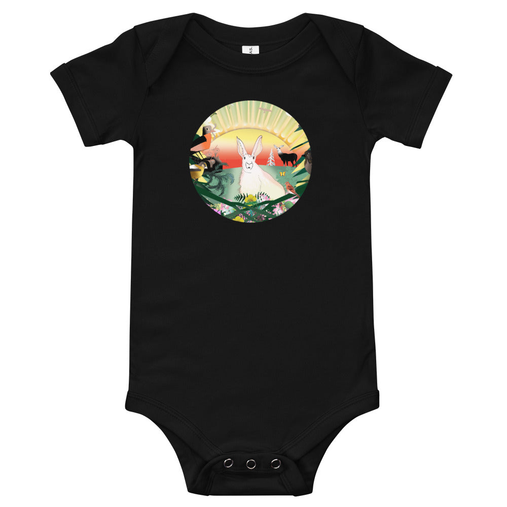 Baby Body Tee, Spring Rabbit
