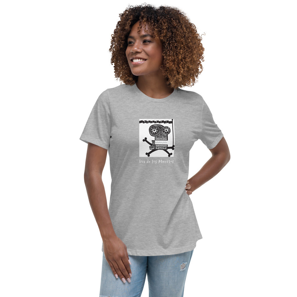 Women's Relaxed T-Shirt, Dia de los Muertos
