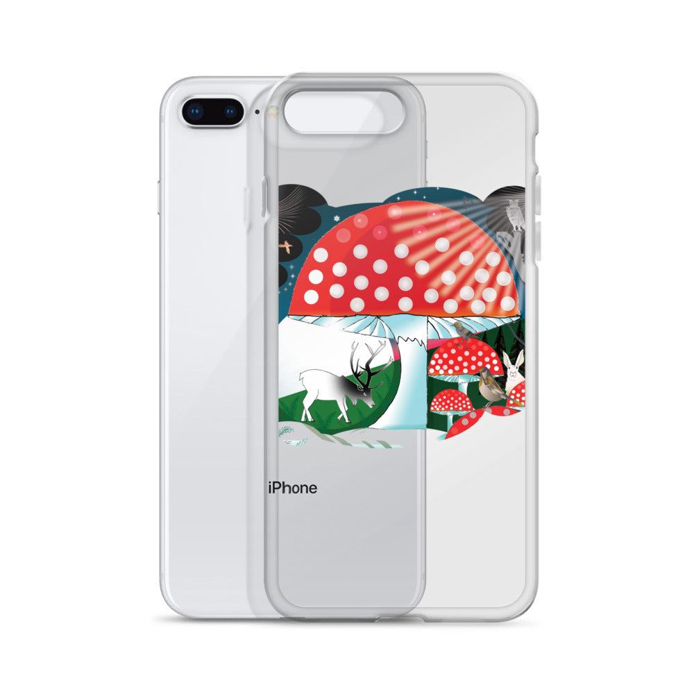 iPhone Case, Winter Mushroom