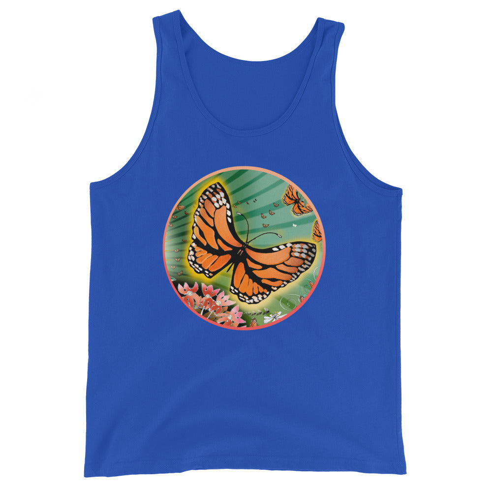 Unisex Tank Top, Summer Monarch
