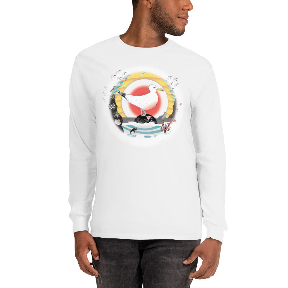 Long Sleeve T-Shirt, Summer Gull