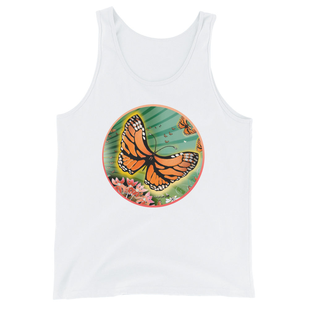 Unisex Tank Top, Summer Monarch