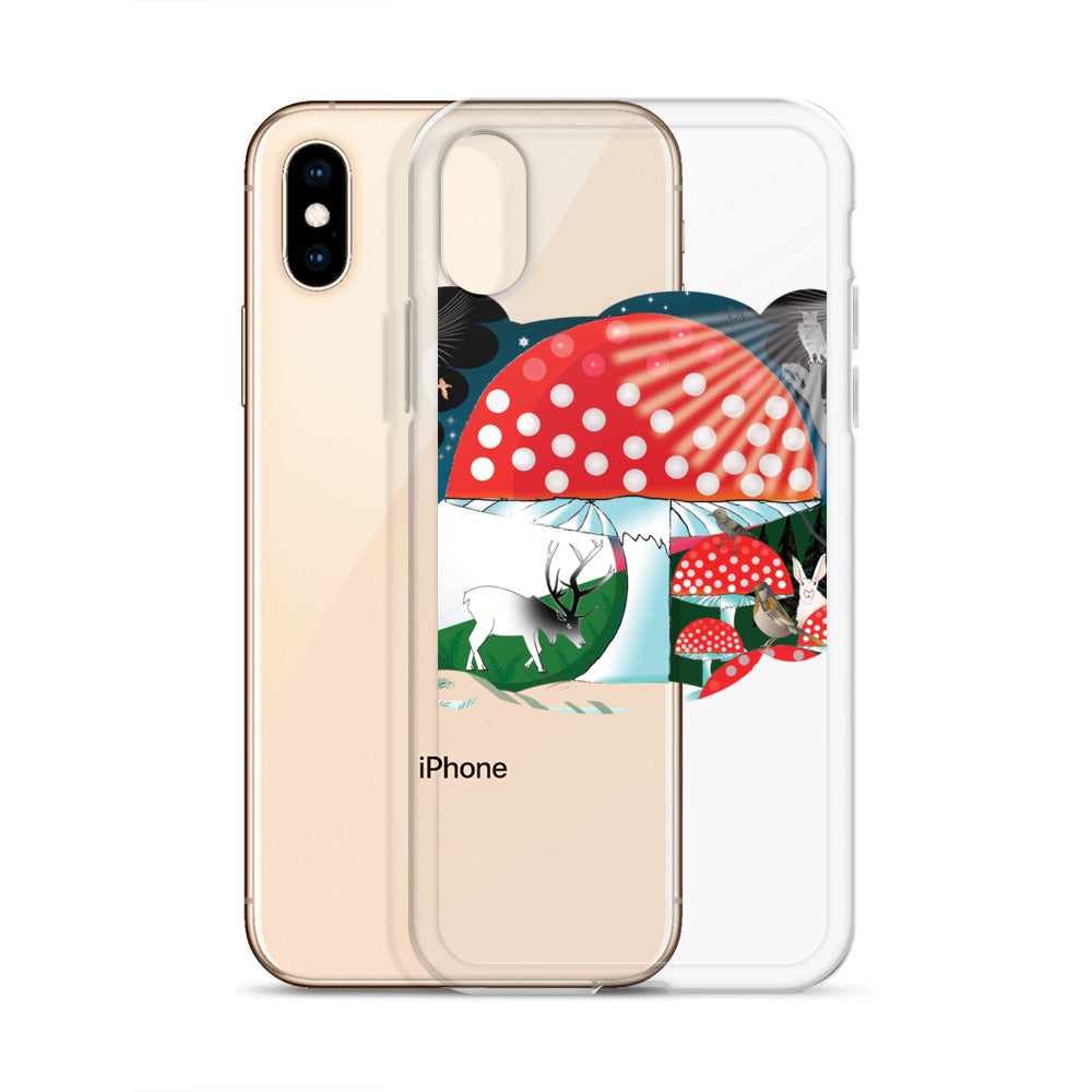 iPhone Case, Winter Mushroom