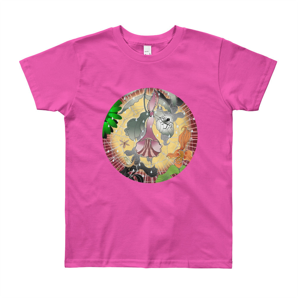 Youth Short Sleeve T-Shirt, Summer Spider