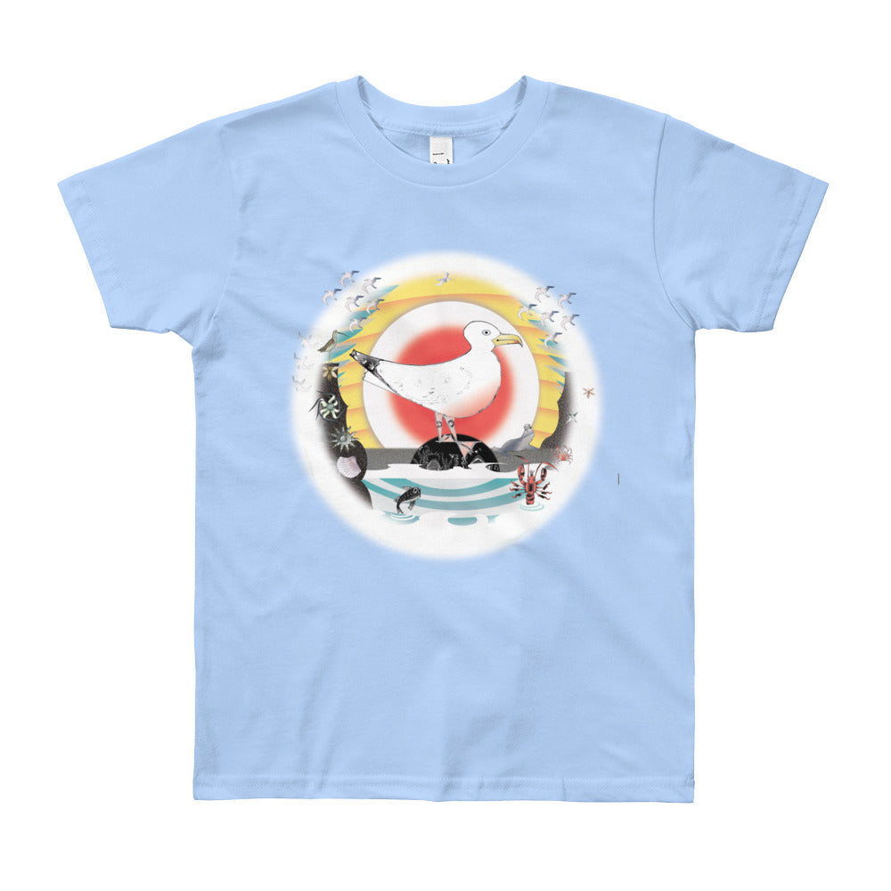 Youth Short Sleeve T-Shirt, Summer Gull