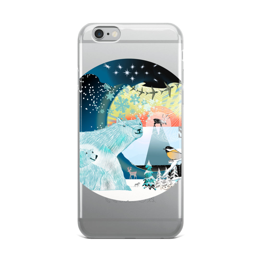 iPhone Case, Winter Polar Bear