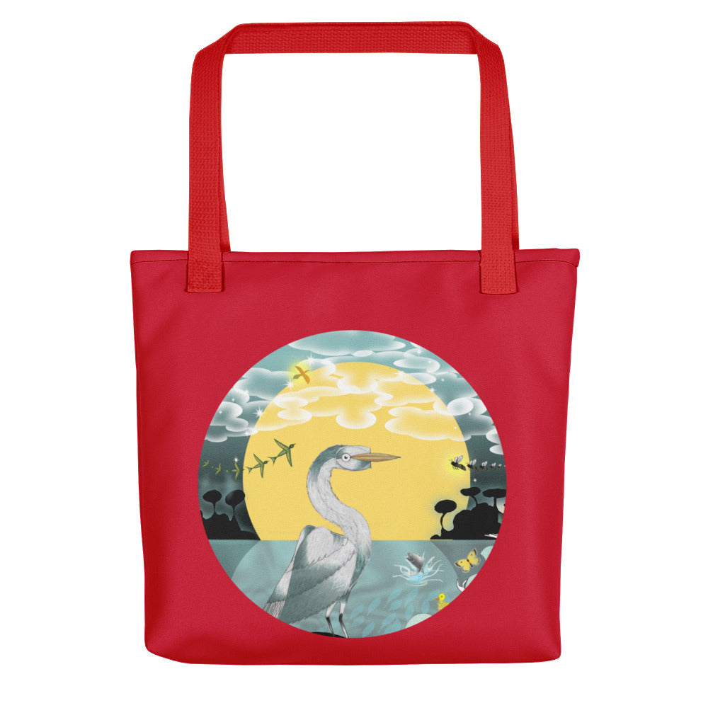Tote bag, Spring Egret