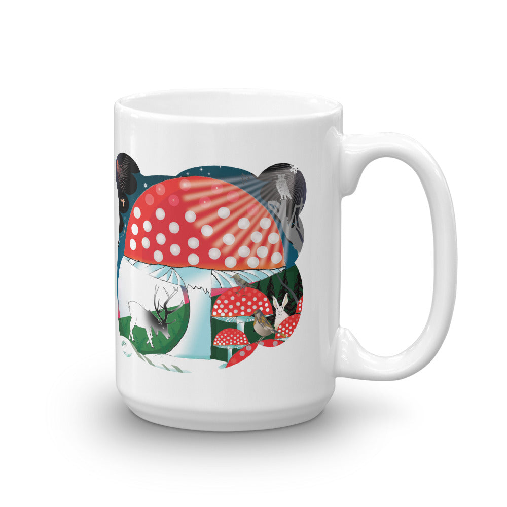 Mug, Winter Mushroom