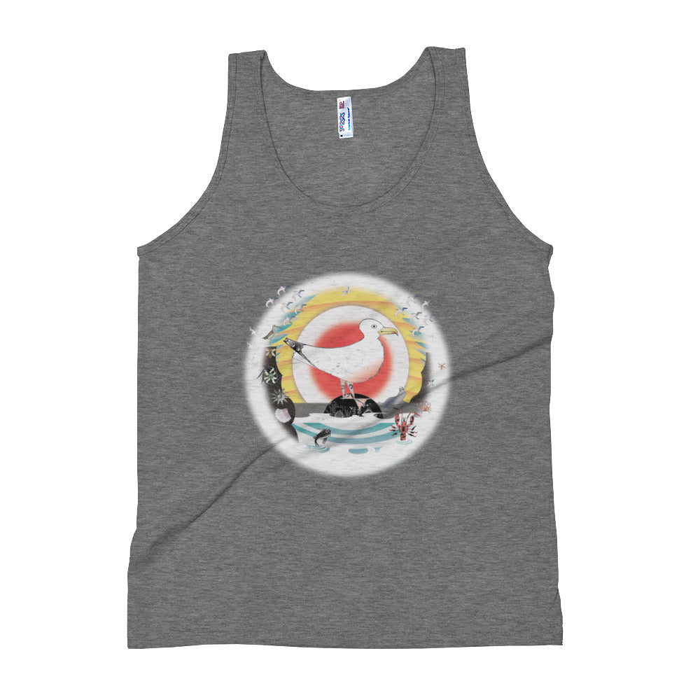 Unisex Tank Top, Summer Gull