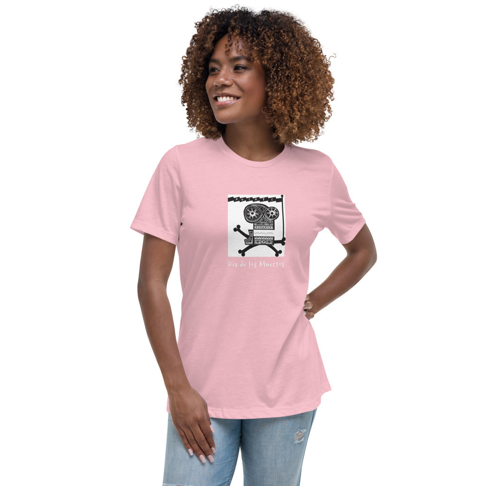 Women's Relaxed T-Shirt, Dia de los Muertos