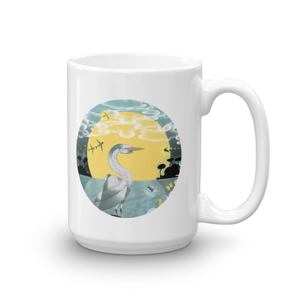 Mug, Spring Egret