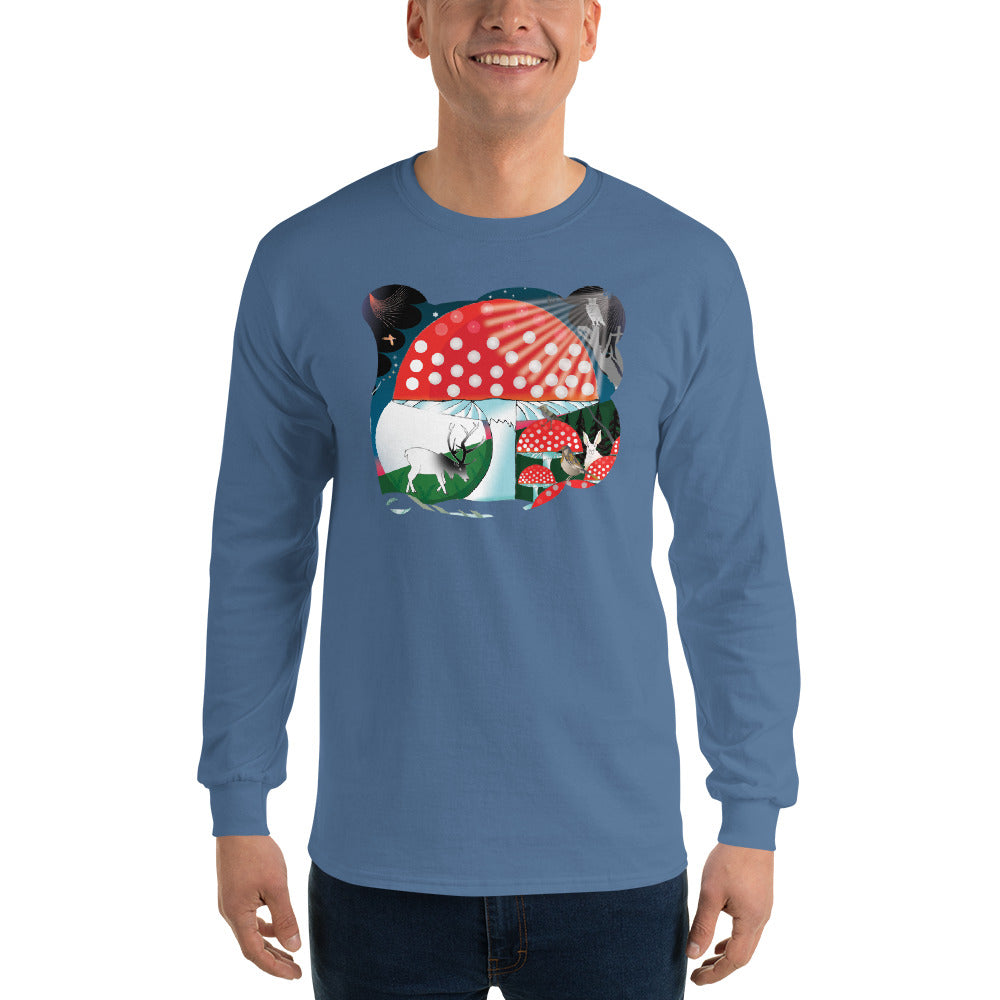Long Sleeve T-Shirt, Winter Mushroom