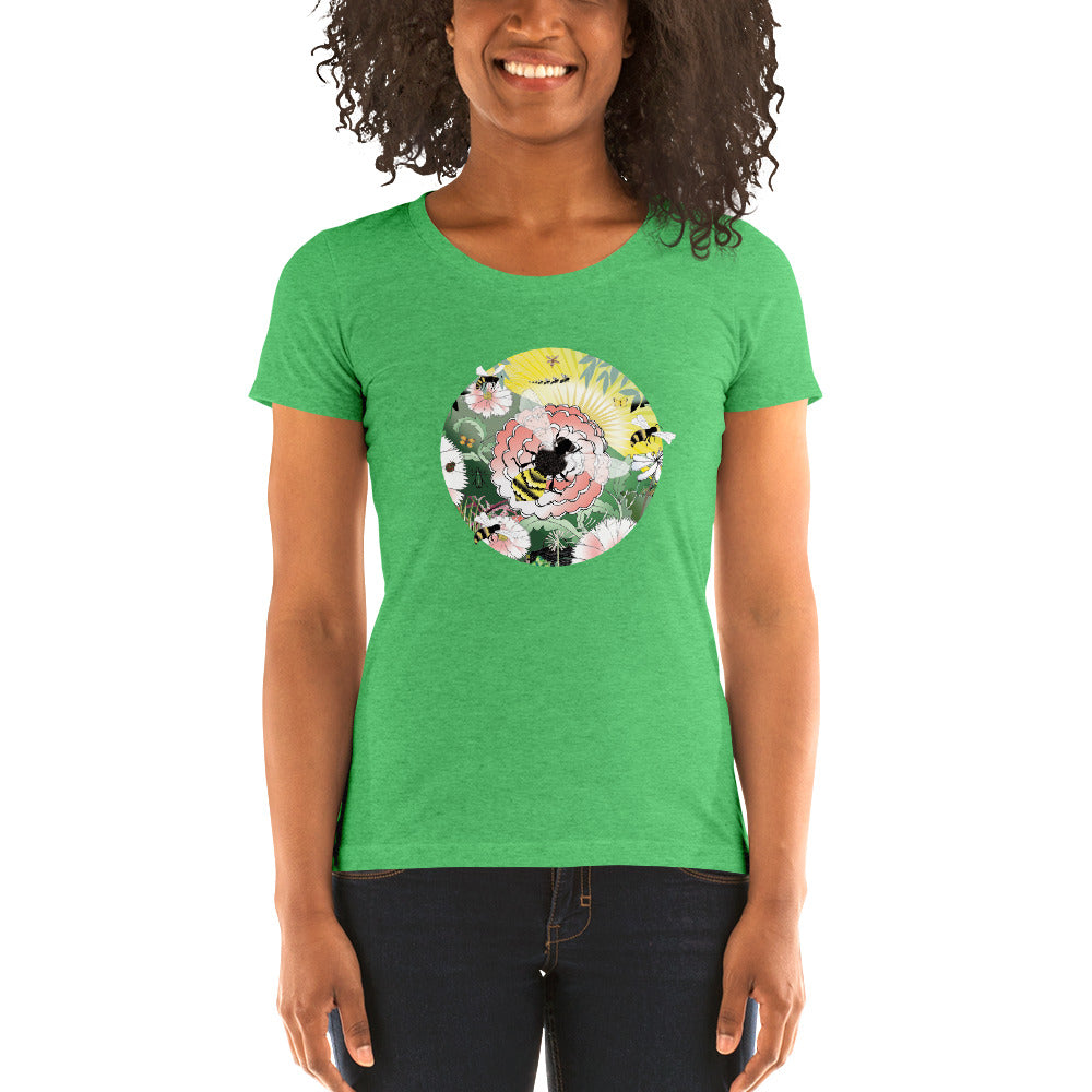 Ladies' short sleeve t-shirt, Spring Bee