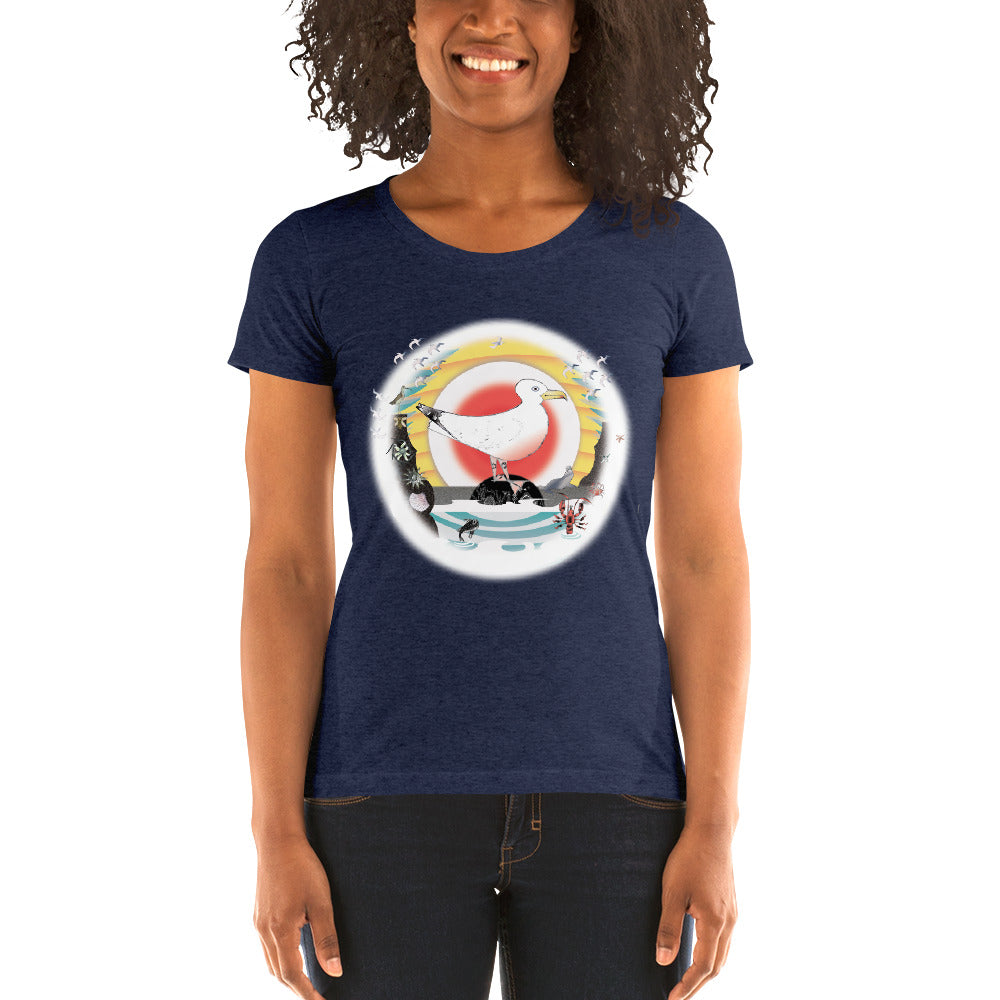 Ladies' short sleeve t-shirt, Summer Gull