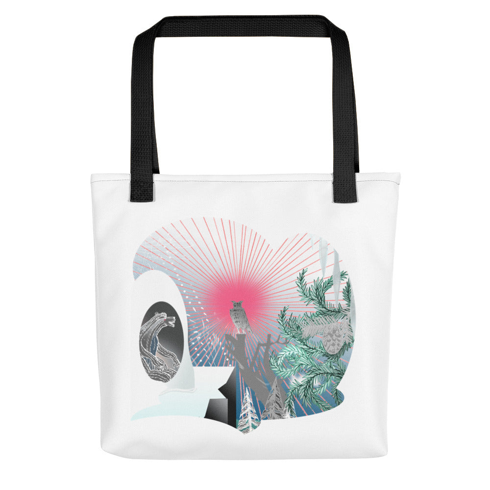 Tote bag, Winter scene
