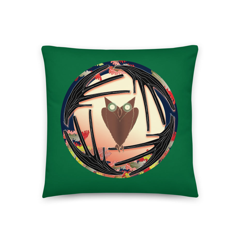 Basic Pillow, Fall Owl
