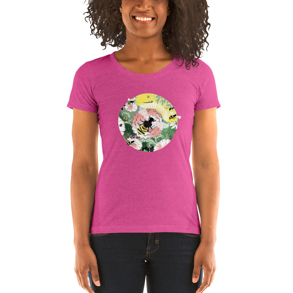 Ladies' short sleeve t-shirt, Spring Bee