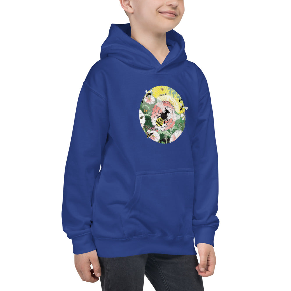 Kids Hoodie, Spring Bee